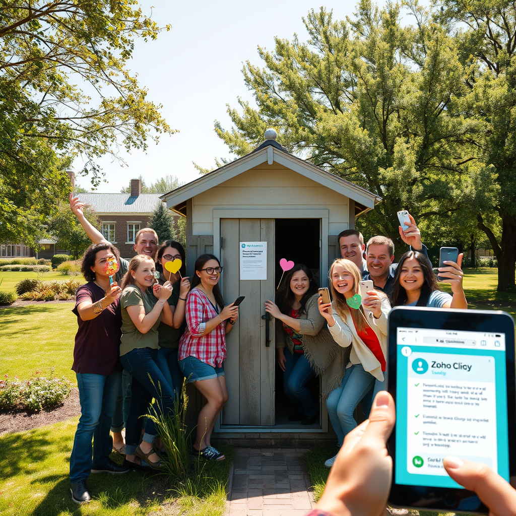 Team Sheds Smiles: Celebrating National Happy Hug a Shed and Take a Selfie Day!